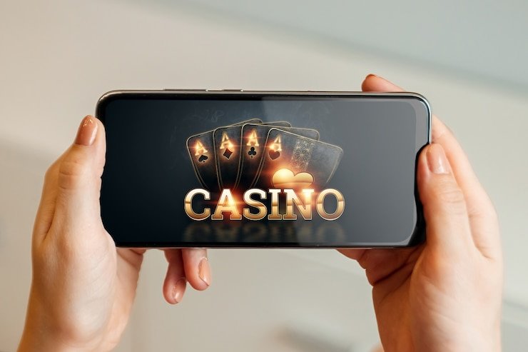 Dealer membagikan kartu di meja Koprok live